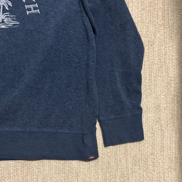 Faherty Men’s Size XXL Surfside Beach Fleece Sweatshirt Sea Navy Soft Knit - Picture 4 of 12